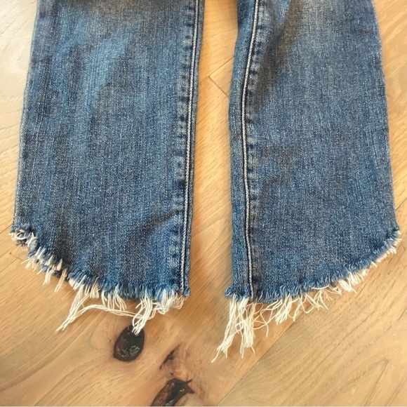 FRAME Le Skinny de Jeanne Jeans Curved Frayed Hem - Picture 6 of 14